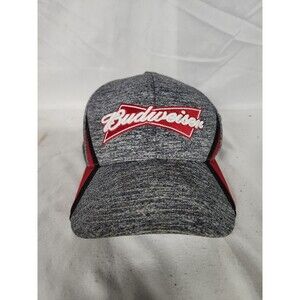 Budweiser Hat With Elastic Back Digital Gray